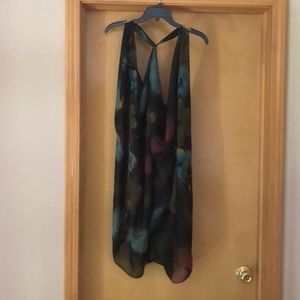 Flowy sleeveless cardigan